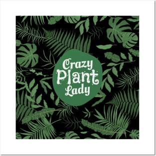 Crazy Plant Lady. House Plants Art Posters and Art